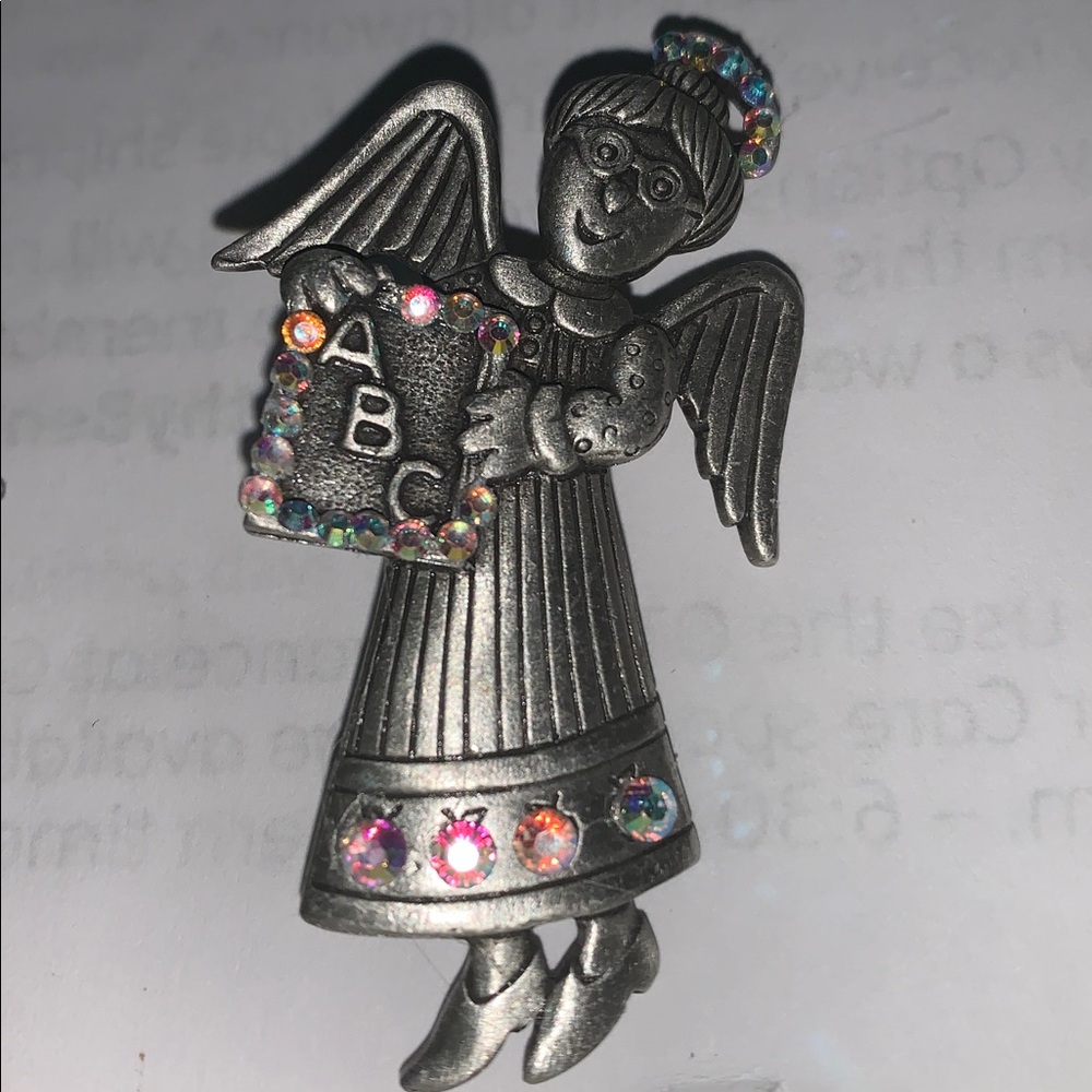 2 vintage jj angel brooch bundle - Picture 3 of 6